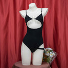 Sexy Black Bodysuit Lingerie - Femboy Fashion
