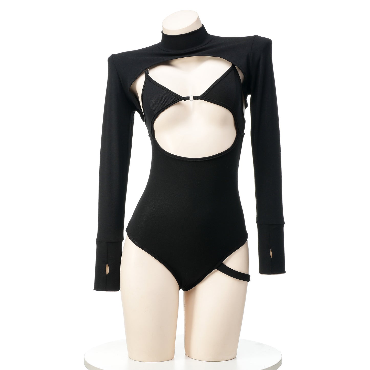 Sexy Black Bodysuit Lingerie for Femboy - Femboy Fashion
