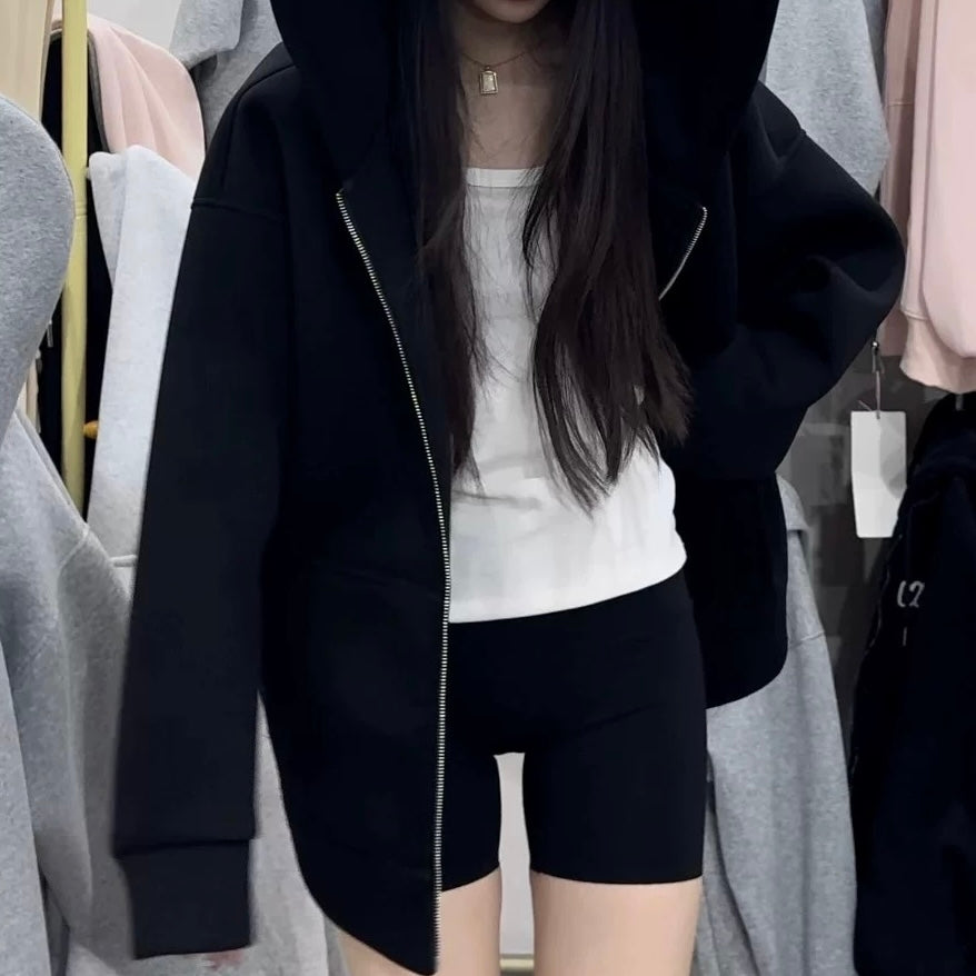 Femboy in Black Oversize Hoodie - Femboy Fashion