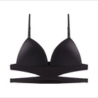 Sexy cross backless bra and panty set for femboy