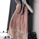 Pink Sexy Lace Chemise Lingerie - Femboy Fashion