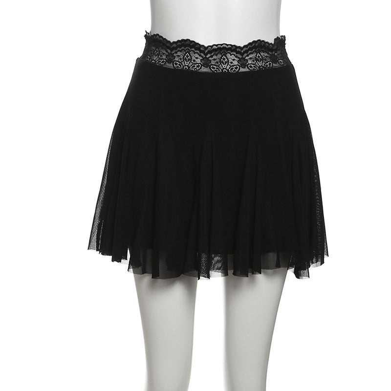 Sexy Lace Skirt Front