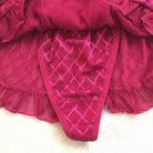 Sexy lace skirted panties with bowknot for femboy