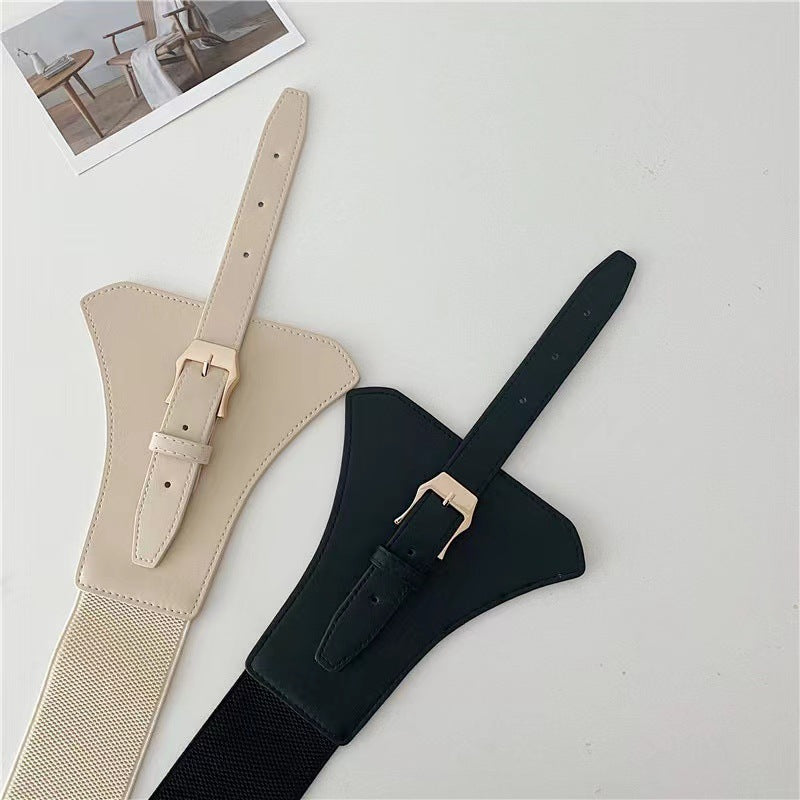 Leather Corset Waist Belt - Femboy Fashion