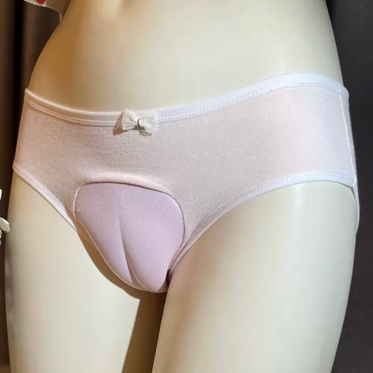 Sweet Camel Toe Panty With Bow - Femboy Fashion