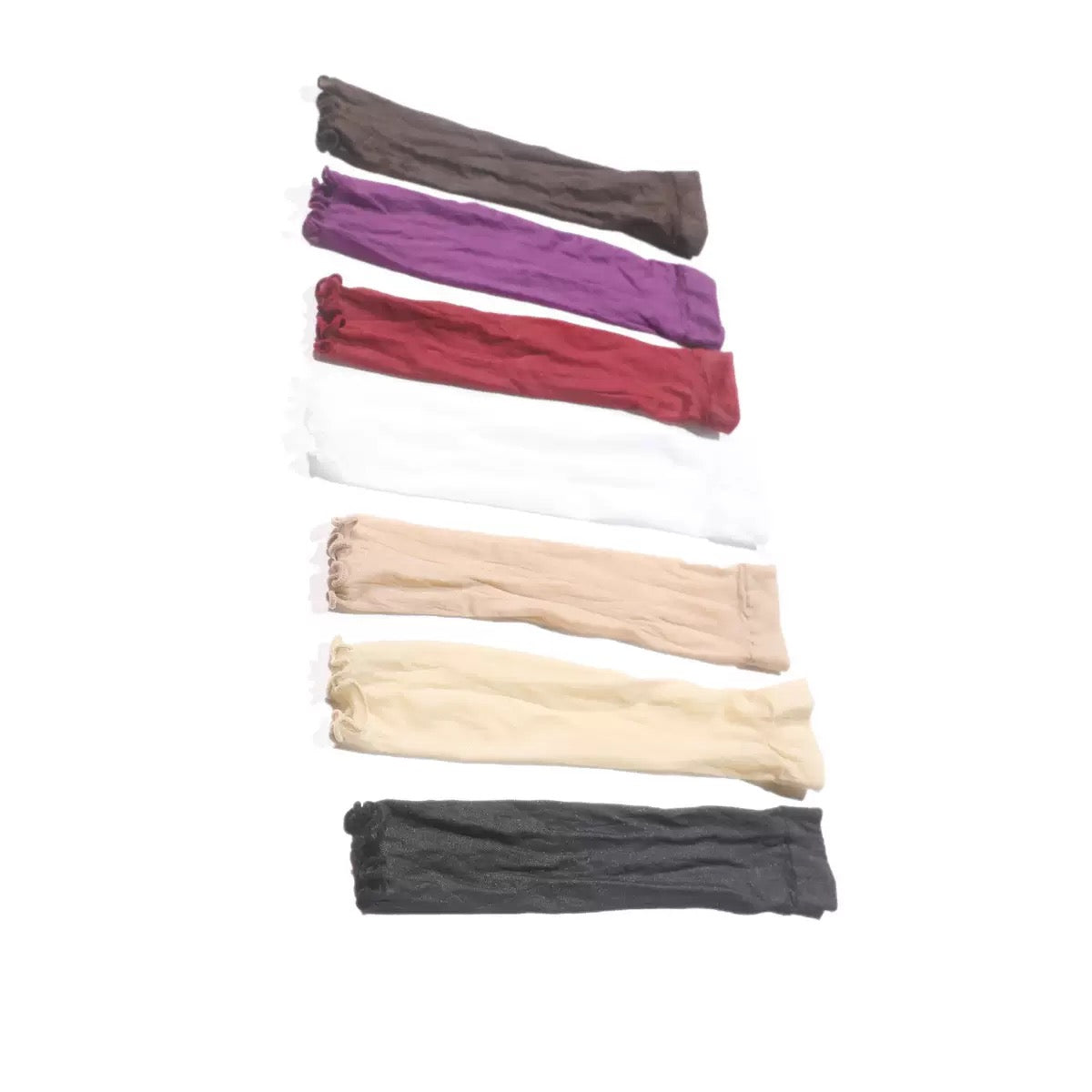 Set of six pairs sheer cock sock