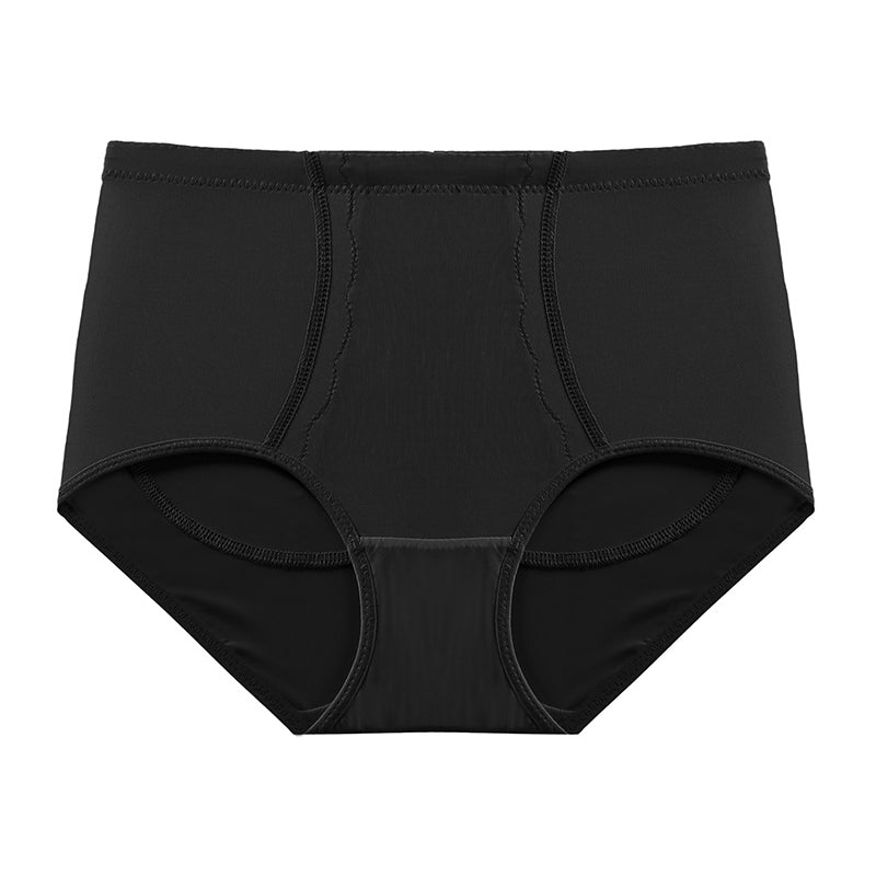 Silicone fake butt panty black