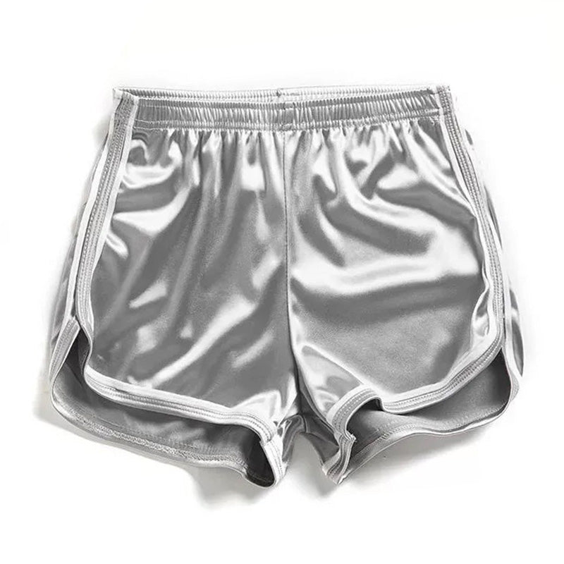 Silver Satin Dolphin Short