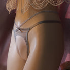 Sexy Black Camel Toe Thong Panty Front - Femboy Fashion