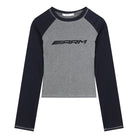 Slim Fit Crop Top Long Sleeve - Femboy Fashion