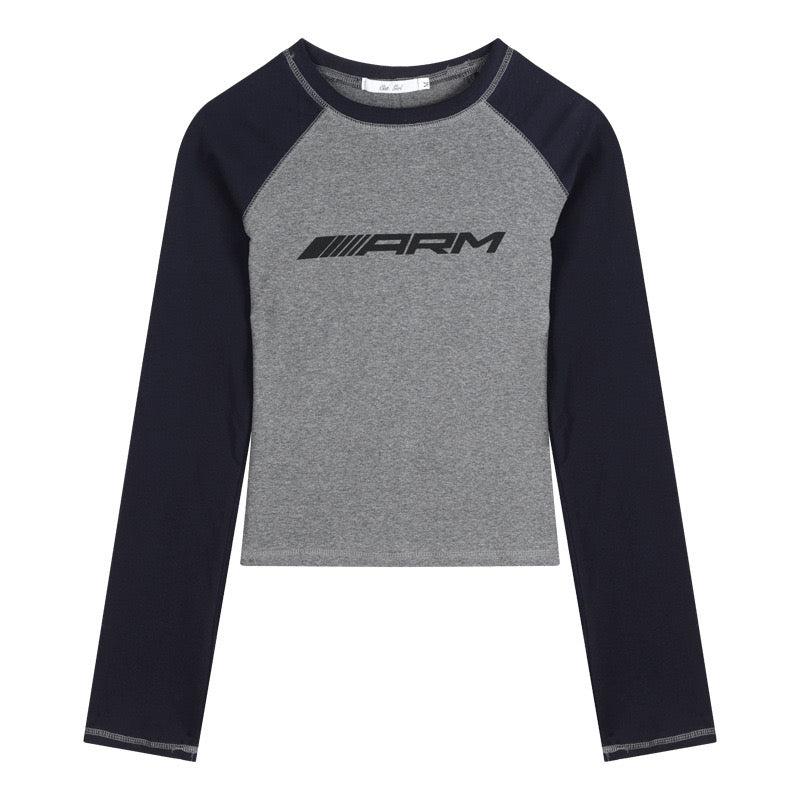 Slim Fit Crop Top Long Sleeve - Femboy Fashion