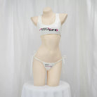 Sexy Black And White Leather Lingerie - Femboy Fashion