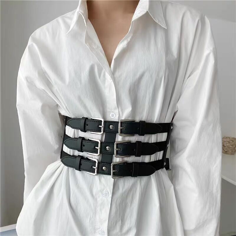 Steampunk Corset Belt - Femboy Fashion