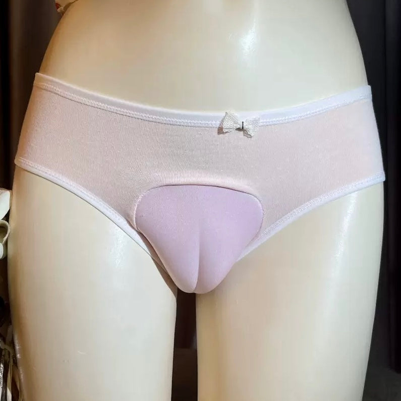 Sweet Camel Toe Panty With Bow - Femboy Fashion