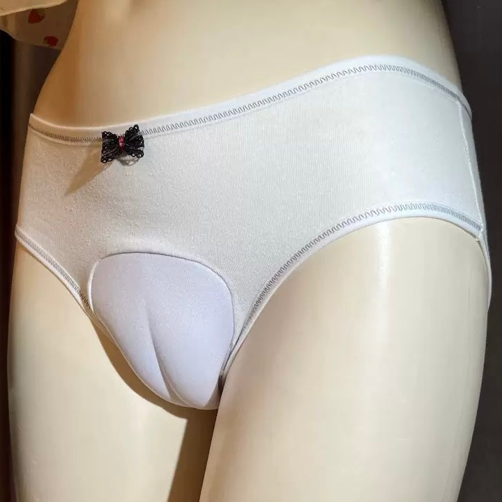 Sweet Camel Toe Panty With Bow - Femboy Fashion