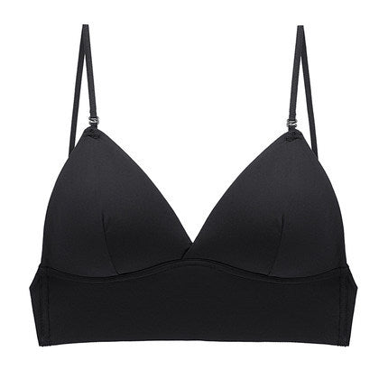 Sweet wireless plunge backless bra for femboy femboy fashion