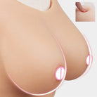 V Neck Silicone Breast Form Vest Detail - Femboy Fashion