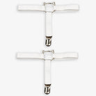 White Elastic Cat Leg Garter Set