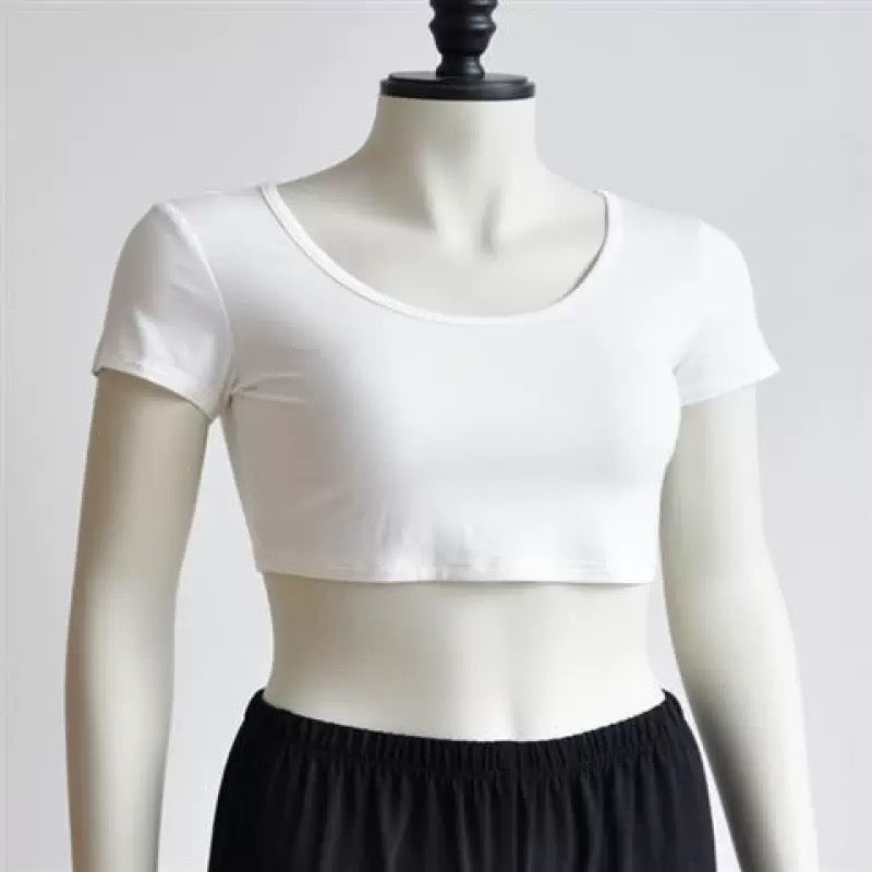 Solid Crop Tee - Femboy Fashion