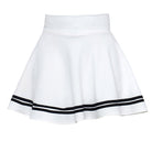 White With Black Stripes Femboy Skirt - Femboy Fashion