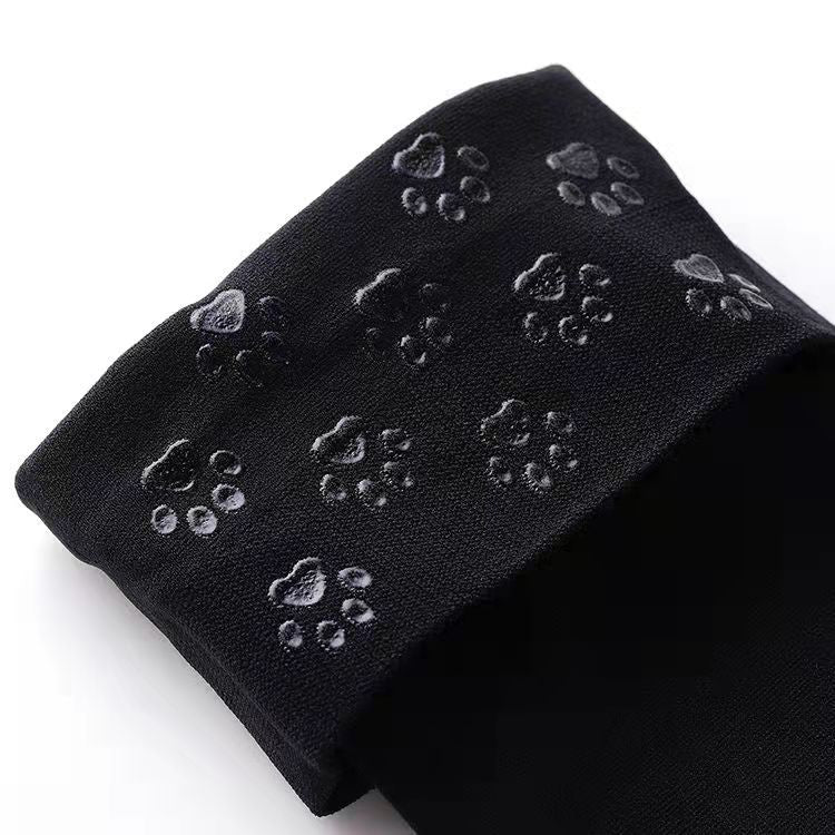 3D Cat Paw Thigh High Socks Details