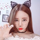 Black Lace Cat Ears Headband - Femboy Fashion