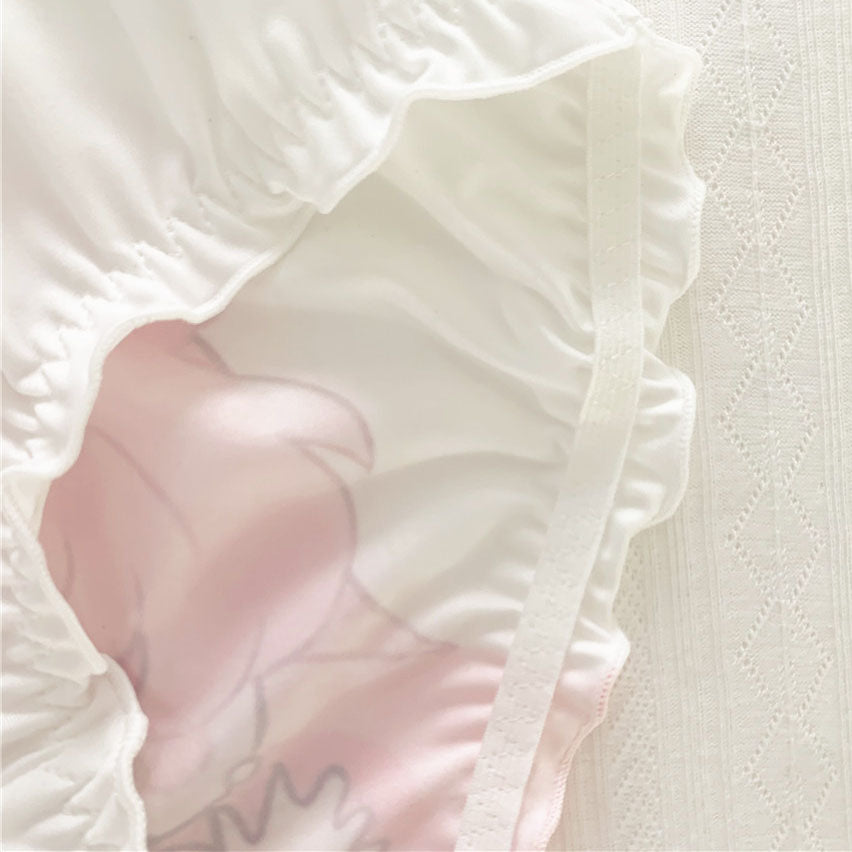 Anime White Ruffle Panties - Femboy Fashion