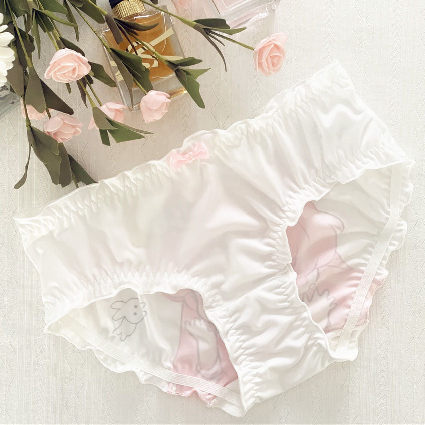 Anime White Ruffle Panties - Femboy Fashion