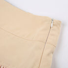 Femboy's Beige Cake Short Skirt - Femboy Fashion