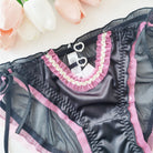 Black And Pink Ruffle Panties - Femboy Fashion