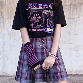 Femboy Knit Fingerless Gloves