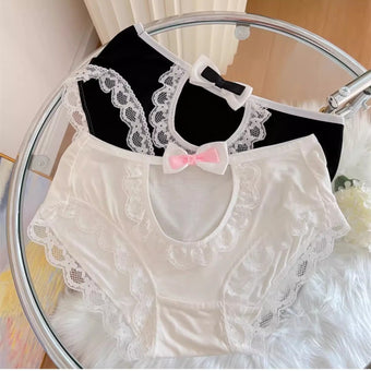 Femboy Bow Maid Panties