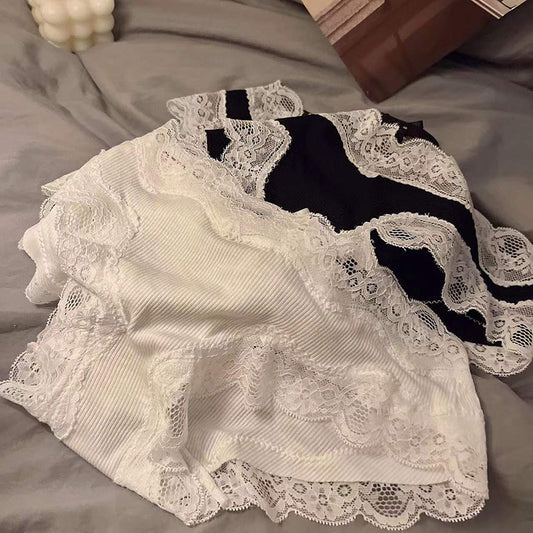 Cotton Lace Panties - Femboy Fashion