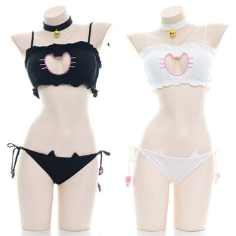 Femboy Kawaii Cat Lingerie Set