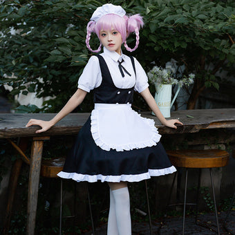 Black and White Femboy Maid Dress