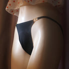 Sexy Black Camel Toe Thong Panty Side - Femboy Fashion