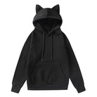 Black Cat Ear Hoodie For Femboy - Femboy Fashion