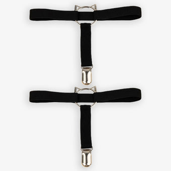 Elastic FemBoy Cat Leg Garters Set