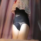 Black Corset Hiding Gaff Panty - Femboy Fashion