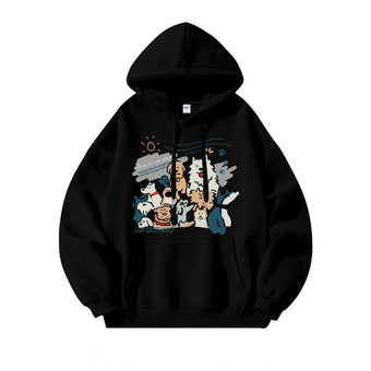 Cute Dog Femboy Hoodie (Plus Size)