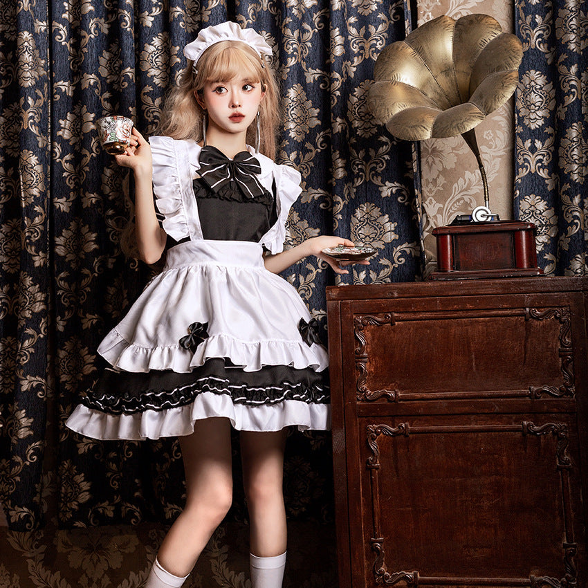 Black Cute Maid Dress - Femboy Fashion