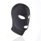 Black balaclava with three holes on a white background
