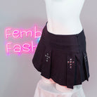 Gothic Cross Mini Skirt