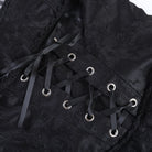 Black gothic cross camisole top details