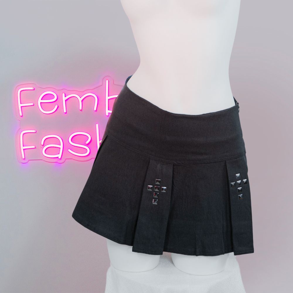 Gothic Cross Mini Skirt