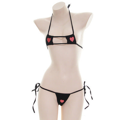 Cute Heart Bikini Femboy Fashion