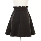 Black Jirai Kei Lace Up Skirt Back