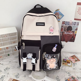 Kawaii Femboy Backpack (Pink/Blue/Black)