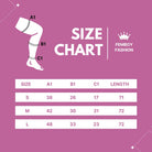 black latex thigh highs size chart