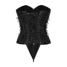 Punk Corset With Thong Black Back - Femboy Fashion